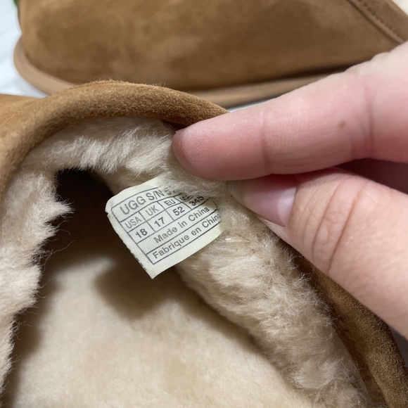 NEW‎ $90 UGG [ Men size 18 US ] Scuff Slipper Shoes in Chestnut Suede - Picture 9 of 16